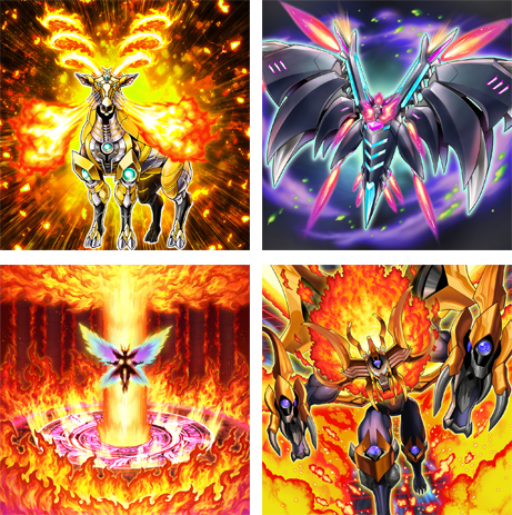 Yu-Gi-Oh! Immortal Phoenix Salamangreat cards